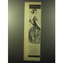 1960 I. Magnin & Co. Dress Advertisement - Fall Fashion news