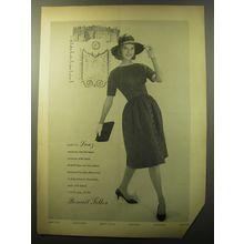 1960 Bonwit Teller Miss Bonwit Jr. Dress by Lanz Advertisement - Look! It's Lanz