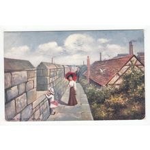 The City Walls York Tucks Oilette Art Postcard 7085