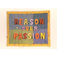 Joyce Wieland 1968 Reason Over Passion Canada Gallery Painting Postcard