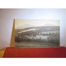 ABBOTSFORD HOUSE & EILDON HILLS, GALASHIELS unused antique postcard =
