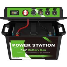 Battery Box Power Center with USB and Anderson Plug, Group 24-31 12V Waterproof