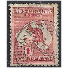 Australia 1913 SG2 1d Red Fine Used. .