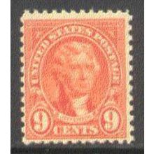 641 9c Thomas Jefferson Barely Clears MNH Q1823