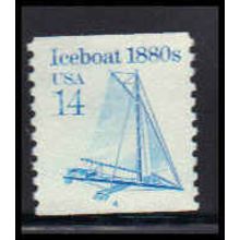 2134 14c Iceboat Fine MNH Dry Gum CNS 4 PA5938