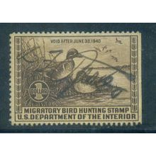 Used RW6 $1 Green-Winged Teal Fine NA1727