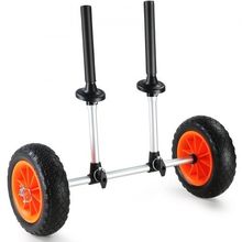 Heavy Duty Kayak Cart, 280lbs Load Capacity, Detachable Canoe Trolley Cart w...