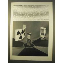 1963 Western Electric Telephone Ad - Radioisotopes