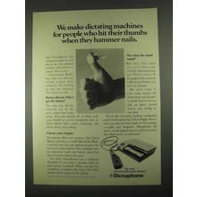 1967 Dictaphone Time-Master Dictation Machine Ad