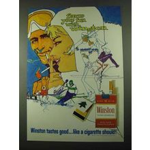 1969 Winston Cigarettes Ad - Flavor Your Fun With