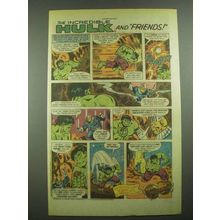 1976 Hostess Cup Cakes Ad - The Incredible Hulk and Friends