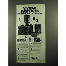 1976 Vivitar 220/SL Camera Ad - System 35
