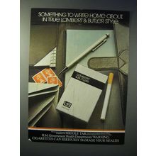 1980 Lambert & Butler King Size Cigarette Ad
