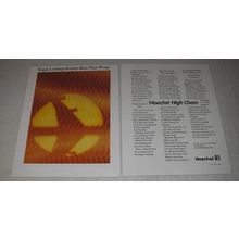1987 Hoechst High Chem Ad - Happy landings require more than wings