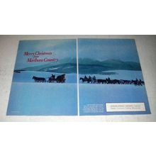 1989 Marlboro Cigarettes Ad - Merry Christmas
