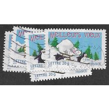 FRA 2005 (SET) CHRISTMAS AND NEW YEAR'(5v) FINE USED (EBID56-953)