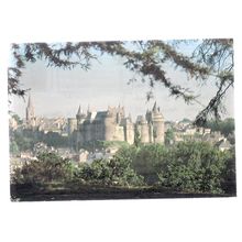 VITRE, FRANCE used postcard 1987 postmark =