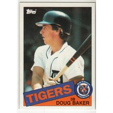 1985 Topps Baseball card 269 Doug Baker RC