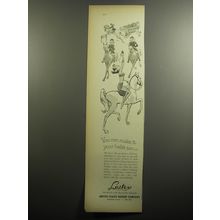 1951 United States Rubber Company Lastex Ad - You can make it your habit too