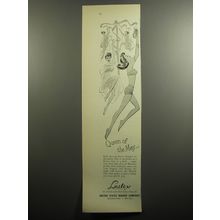 1951 United States Rubber Company Lastex Ad - Queen of the May