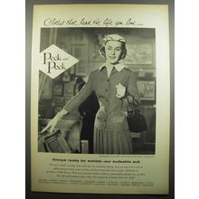 1955 Peck and Peck Suit Ad - photo by Tom Palumbo - Always ready for exhibit