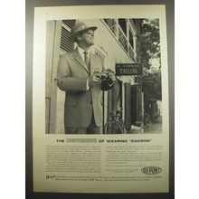 1955 Du Pont Dacron Suit by Haspel Ad - The convenience of wearing Dacron