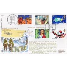 Odiham Military Glider Flight Hand Signed RAF Christmas FDC