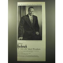 1960 Fabian Bachrach Photography Ad - President of Sheraton Mr. Ernest Henderson