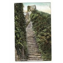 The Keep Steps, Carisbrooke Castle, Isle Of Wight, Postcard.