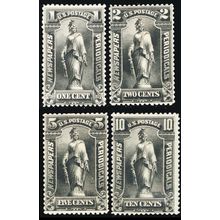 PR102-5, Mint HR RARE Newspaper Stamps With Crowe Certs SCV $1360 - Stuart Katz
