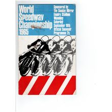 Wembley World Championship Final 1965 speedway programme