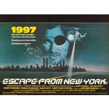 Escape from New York (1981)_5 Movie Film Poster Canvas iconic design