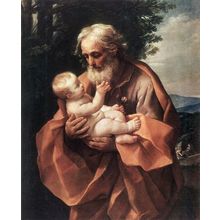 St_Joseph_with_the_Infant_Jesus_WGA Poster Canvas Movie Film Print A0 A1 A2 A3 A