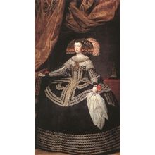Velazquez_Queen_Dona_Mariana_of_Austria Poster Canvas Movie Film Print A0 A1 A2