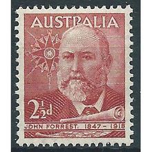 Australia 1949 SG233 2 1/2d Lake Mounted Mint ....