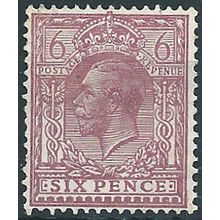 1924 SG426 6d Reddish-Purple Wmk Block Cypher Mounted Mint ...