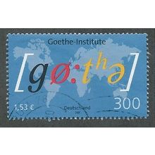 GER 2001 300pf 'GOETHE INSTITUTE' FINE USED (EBID42-746)
