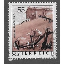 AUT 2005 55c on 13c ' TOURISM' FINE USED (EBID73-222)