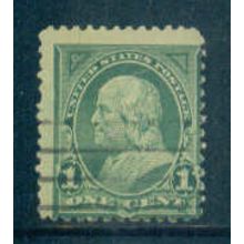 Used 279 1c Benjamin Franklin Average M04401
