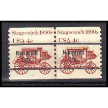 1898Ab 4c Stagecoach Very Fine MNH Dry Gum CNP Left 4 PA0330