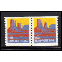 2902 5c Butte Very Fine MNH Pair PA1609