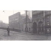 Policeman Directing Traffic Control Station Road York Rowntree Sign Big Postcard