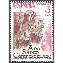 España 1976 Michel 2199 Neuf ** Cote (2008) 0.20 Euro Peregrina Pontevedra