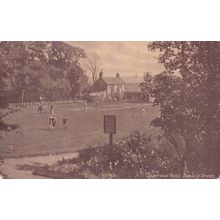 Lowestoft Sparrows Nest Bowling Tennis Green Suffolk Antique Postcard