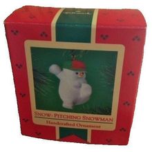 Hallmark Keepsake Ornament - Snow-Pitching Snowman