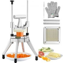 Commercial Vegetable Fruit Chopper 1/4" Blade Heavy Duty Professional Food D...