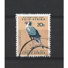 SouthAfrica.SG208 20c Secretary Bird.Variety Unchecked.Fine Used.Aug25n