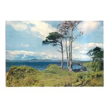 THE SOUND OF LORNE, OBAN , ARGYLL. used postcard 1983 postmark..J Arthur Dixon =