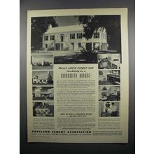 1950 Portland Cement Association Ad - A Concrete House