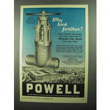 1950 Powell 1500-Pound Pressure Seal Gate Valve Ad